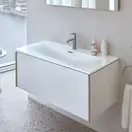 Тумба подвесная под раковину Duravit XViu 101 x 48 см, белый глянцевый (XV40350B122) фото 2 Aquada.com.ua