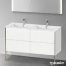 Тумба напольная под раковину Duravit XViu 128 x 48 см, белый матовый (XV44850B118) фото 2 Aquada.com.ua