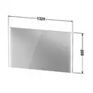 Зеркало с LED подсветкой Duravit XViu 132 х 4 х h80 см, версия "sensor" (XV70350B2B2) фото 4 Aquada.com.ua