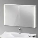 Зеркальный шкафчик с LED подсветкой Duravit XViu 122 х 15,6 х h80 см, версия «sensor» (XV71340B1B1) фото 2 Aquada.com.ua