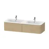 Тумбочка для подвесной консоли Duravit Happy D.2 Plus 160 х 55 см, дуб средиземноморский (HP4956B7171)