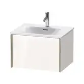 Тумба подвесная под раковину Duravit XViu 61 x 48 см, белый глянцевый (XV40320B122)