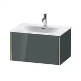 Тумба подвесная под раковину Duravit XViu 71 x 48 см, доломитово-серый глянцевый лак (XV40330B138)