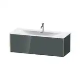 Тумба подвесная под раковину Duravit XViu 121 x 48 см, доломитово-серый глянцевый лак (XV40360B138)