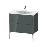 Тумба напольная под раковину Duravit XViu 81 x 48 см, доломитово-серый глянцевый (XV43020B138)