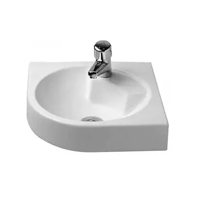 Угловой умывальник Duravit Architec, с 1 отверстием для смесителя (0448450000) фото 1 Aquada.com.ua