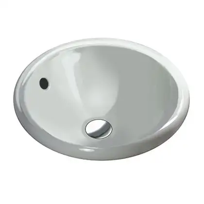 Встраиваемая раковина Duravit Architec d=47 см, с переливом (0468470000) фото 1 Aquada.com.ua