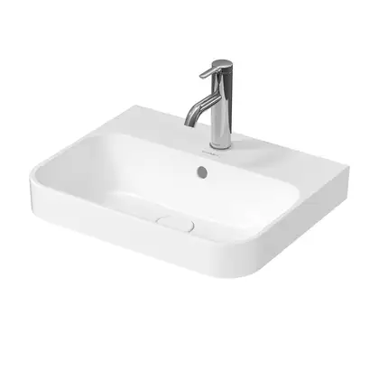 Раковина накладная на столешницу Duravit Happy D.2 Plus 50 х 40 см, белый глянцевый (2360500000) фото 1 Aquada.com.ua