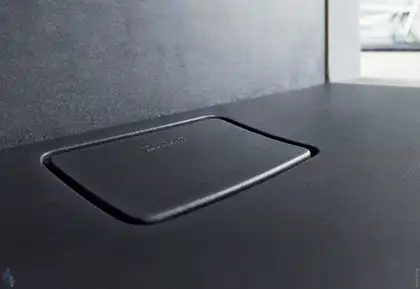 Душевой поддон 160 х 100 х 5 см Duravit Stonetto, антрацит (720171680000000) фото 4 Aquada.com.ua
