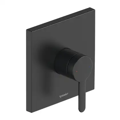 Смеситель для душа скрытого монтажа Duravit C.1 (цвет - чёрный матовый) (C14210009046) фото 1 Aquada.com.ua