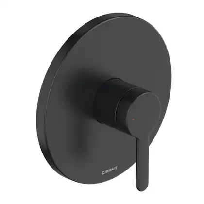 Смеситель для душа скрытого монтажа Duravit C.1 (цвет - чёрный матовый) (C14210010046) фото 1 Aquada.com.ua