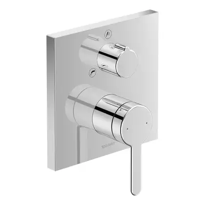 Смеситель для ванны скрытого монтажа Duravit C.1 (цвет - хром) (C15210011010) фото 1 Aquada.com.ua