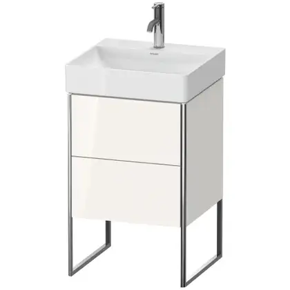 Комплект мебели тумба с раковиной Duravit XSquare 48,4 х 46 см (XS443902222+23535000401) фото 1 Aquada.com.ua