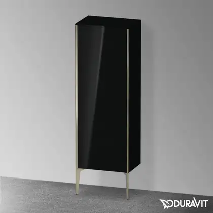 Шкафчик напольный Duravit XViu 50 x 36 х h157 см, чёрный глянцевый (XV1326LB140) фото 2 Aquada.com.ua