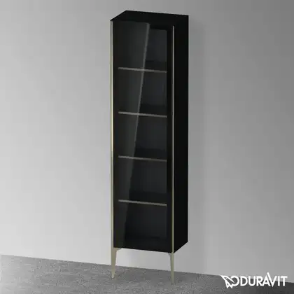 Шкафчик напольный со стеклянными дверцами Duravit XViu 50 x 36 х h201 см, чёрный глянцевый (XV1376LB140) фото 2 Aquada.com.ua Шкафчик напольный со стеклянными дверцами Duravit XViu 50 x 36 х h201 см, чёрный глянцевый (XV1376LB140) фото 2 Aquada.com.ua