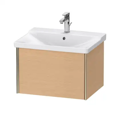 Тумба подвесная под раковину Duravit XViu 61 x 46,9 см, дуб брашированный (XV40150B112) фото 1 Aquada.com.ua