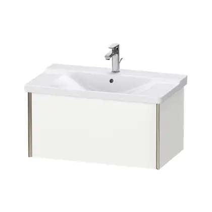 Тумба подвесная под раковину Duravit XViu 81 x 46,9 см, белый глянцевый (XV40160B118) фото 1 Aquada.com.ua