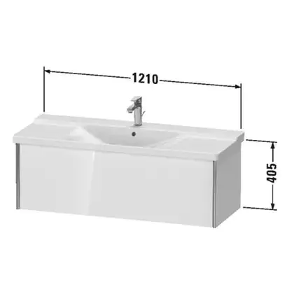 Тумба подвесная под раковину Duravit XViu 121 x 46,9 см, сосна коричневая (XV40180B151) фото 2 Aquada.com.ua Тумба подвесная под раковину Duravit XViu 121 x 46,9 см, сосна коричневая (XV40180B151) фото 2 Aquada.com.ua