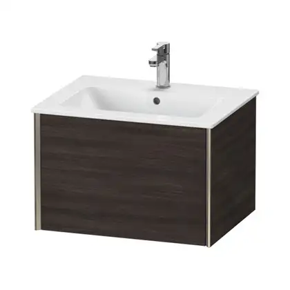 Тумба подвесная под раковину Duravit XViu 61 x 48 см, каштан тёмный (XV40250B153) фото 1 Aquada.com.ua
