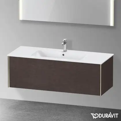 Тумба подвесная под раковину Duravit XViu 121 x 48 см, дуб тёмный брашированный (XV40280B172) фото 2 Aquada.com.ua Тумба подвесная под раковину Duravit XViu 121 x 48 см, дуб тёмный брашированный (XV40280B172) фото 2 Aquada.com.ua