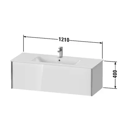 Тумба подвесная под раковину Duravit XViu 121 x 48 см, дуб тёмный брашированный (XV40280B172) фото 3 Aquada.com.ua Тумба подвесная под раковину Duravit XViu 121 x 48 см, дуб тёмный брашированный (XV40280B172) фото 3 Aquada.com.ua