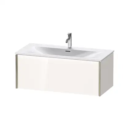 Тумба подвесная под раковину Duravit XViu 101 x 48 см, белый глянцевый (XV40350B122) фото 1 Aquada.com.ua
