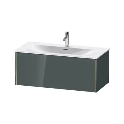 Тумба подвесная под раковину Duravit XViu 101 x 48 см, доломитово-серый глянцевый лак (XV40350B138) фото 1 Aquada.com.ua Тумба подвесная под раковину Duravit XViu 101 x 48 см, доломитово-серый глянцевый лак (XV40350B138) фото 1 Aquada.com.ua