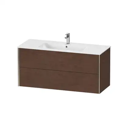 Тумба подвесная под раковину Duravit XViu 121 x 48 см, американский орех (XV41280B113) фото 1 Aquada.com.ua