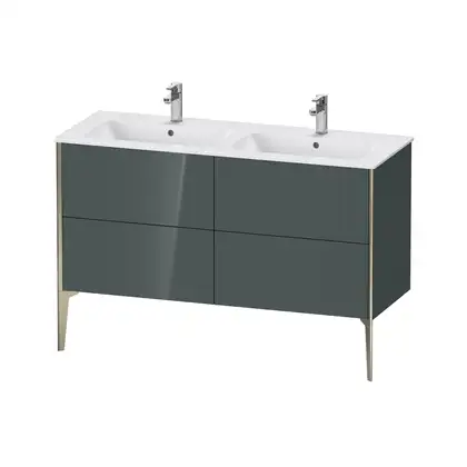 Тумба напольная под раковину Duravit XViu 128 x 48 см, доломитово-серый глянцевый лак (XV44850B138) фото 1 Aquada.com.ua Тумба напольная под раковину Duravit XViu 128 x 48 см, доломитово-серый глянцевый лак (XV44850B138) фото 1 Aquada.com.ua