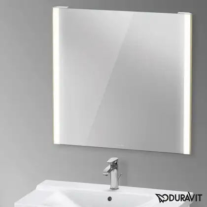 Зеркало с LED подсветкой Duravit XViu 82 х 4 х h80 см, версия "sensor" (XV70320B1B1) фото 2 Aquada.com.ua
