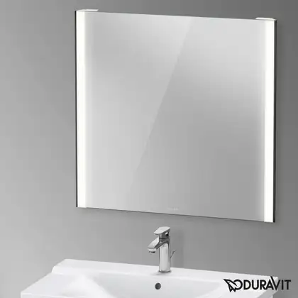 Зеркало с LED подсветкой Duravit XViu 82 х 4 х h80 см, версия "sensor" (XV70320B2B2) фото 4 Aquada.com.ua