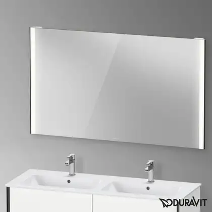 Зеркало с LED подсветкой Duravit XViu 132 х 4 х h80 см, версия "sensor" (XV70350B2B2) фото 2 Aquada.com.ua