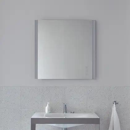 Зеркало с LED подсветкой Duravit XViu 82 х 4 х h80 см, версия "icon" (XV70420B1B1) фото 2 Aquada.com.ua