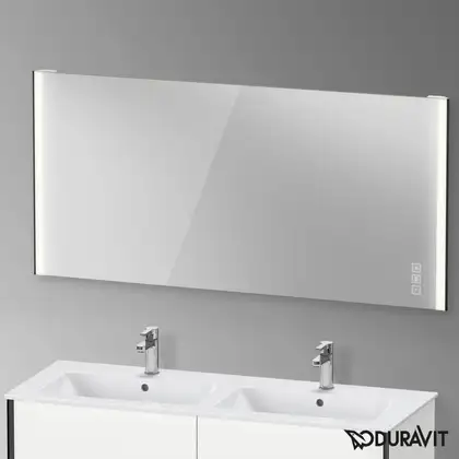 Зеркало с LED подсветкой Duravit XViu 162 х 4 х h80 см, версия "icon" (XV70470B2B2) фото 2 Aquada.com.ua