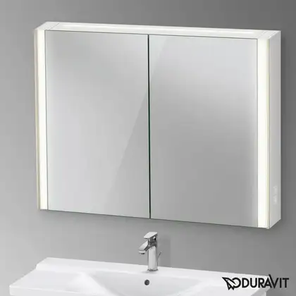 Зеркальный шкафчик с LED подсветкой Duravit XViu 102 х 15,6 х h80 см, версия «icon» (XV71430B1B1) фото 2 Aquada.com.ua
