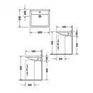 Раковина Duravit Starck 3 60х54,5 см (0312600000) фото 3 Aquada.com.ua