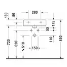 Раковина Duravit Vero 50х47 см (0454500027) фото 3 Aquada.com.ua