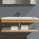 Раковина для мебели Duravit 2nd floor 120x50.5 см (шлифованный) (0491120025) фото 2 Aquada.com.ua