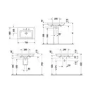 Раковина для мебели Duravit 2nd floor 70x46 см (0491700060) фото 2 Aquada.com.ua