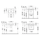 Раковина накладная на столешницу Duravit DuraSquare 45 х 35 см (0732450041) фото 2 Aquada.com.ua