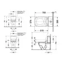 Унитаз Duravit DuraStyle + бачок (с сиденьем SensoWash Slim) (2156590000+0935000005+610200002000300) фото 3 Aquada.com.ua