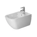 Биде подвесное Duravit Happy D.2 54х36,5 см, цвет белый (2258150000) фото 2 Aquada.com.ua