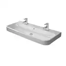 Раковина Duravit Happy D.2 120х50,5 см (с 2 отв. под смеситель) (2318120024) фото 1 Aquada.com.ua