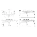Раковина мебельная Duravit Me by Starck 123 х 49 см (2336120000) фото 2 Aquada.com.ua