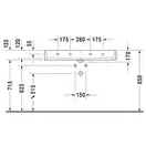 Раковина для мебели Duravit Vero Air 100 х 47 см (235010000) фото 3 Aquada.com.ua