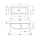 Ванна акриловая Duravit Darling New 180 х 80 см (700028000000000) фото 3 Aquada.com.ua