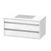 Тумба под раковину Duravit Ketho 1200х465 мм, белый матовый (KT66461818)