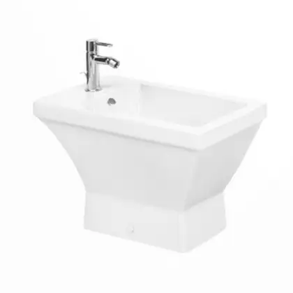 Биде напольное Duravit 2nd Floor 66,5х37 см с 1 отверстием для смесителя (0137100000) фото 1 Aquada.com.ua Биде напольное Duravit 2nd Floor 66,5х37 см с 1 отверстием для смесителя (0137100000) фото 1 Aquada.com.ua