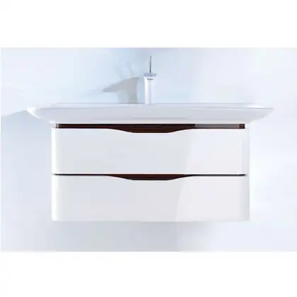 Раковина Duravit Pura Vida 100х52,5 см (с 3 отв. под смеситель) (0371100030) фото 2 Aquada.com.ua