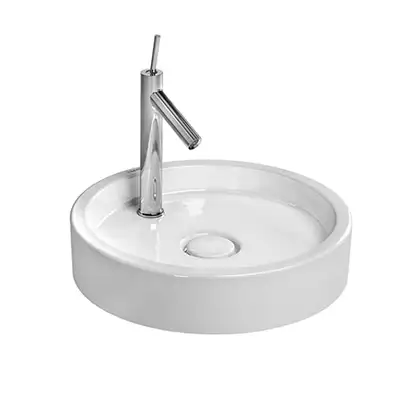 Раковина Duravit Starck 1 d=470 мм (шлифованный вариант) (0386470027) фото 1 Aquada.com.ua